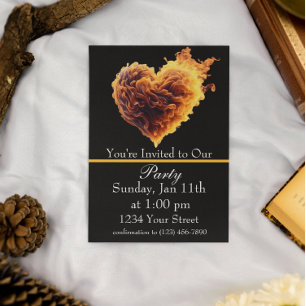 Inferno des ultimativen Feuerparty-Einladung!  Einladung