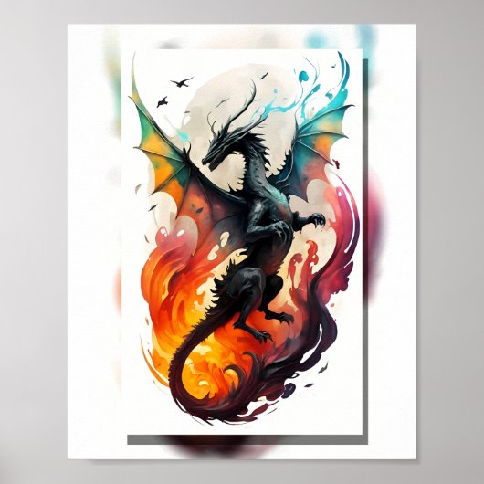 Inferno Dragon: Flammenaufstieg Poster (Vorne)