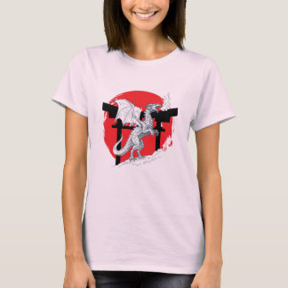 Inferno Dragon: Japanische Pagode T-Shirt