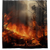 Inferno Duschvorhang (Vorderseite)