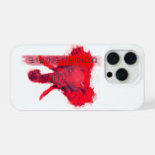 Inferno-Elefant  iPhone Hülle (Rückseite (Horizontal))