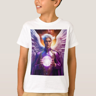Inferno Equeror: Epic Devil Angel Esports Logo. T-Shirt