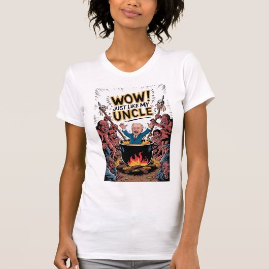 Inferno Feast Cannibals Ate My Onkel Joe Biden T-Shirt (Vorderseite)