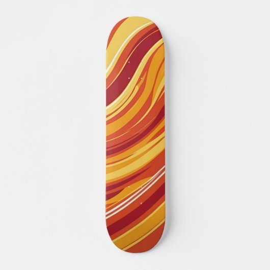 Inferno Flow - Abstract Skateboard (Vorne)