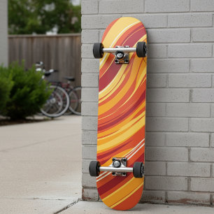 Inferno Flow - Abstrakter Skateboard