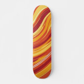 Inferno Flow - Abstrakter Skateboard (Vorne)