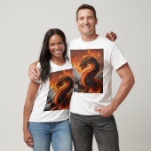 Inferno Guardian: Der feurige Protector Dragon T-Shirt (Unisex)