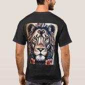 Inferno Guardian; majestätischer Drache Tattoo Des T-Shirt (Rückseite)