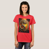 Inferno Guardian: T - Shirt des Fierce Dragon (Vorne ganz)