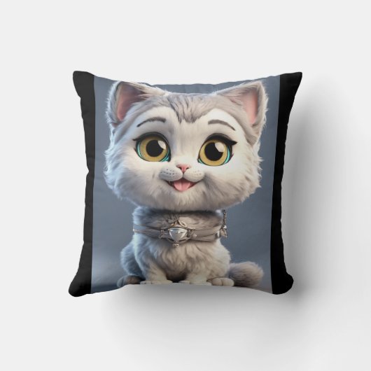 Inferno Kitten: Blazing Protection Kissen (Rückseite)