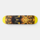 Inferno Kitty Mandala Skateboard (Horizontal)