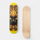 Inferno Kitty Mandala Skateboard (Vorderseite)