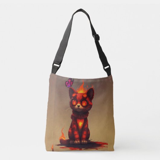 Inferno Kitty Tragetaschen Mit Langen Trägern (Vorderseite)