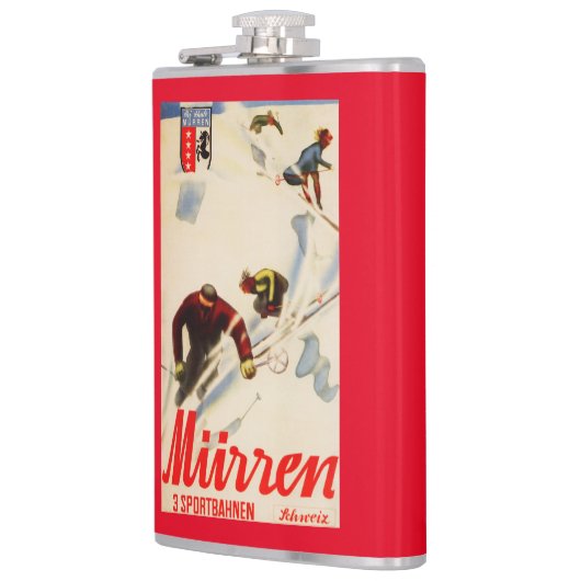 Inferno läuft förderndes Plakat Flachmann (Links)