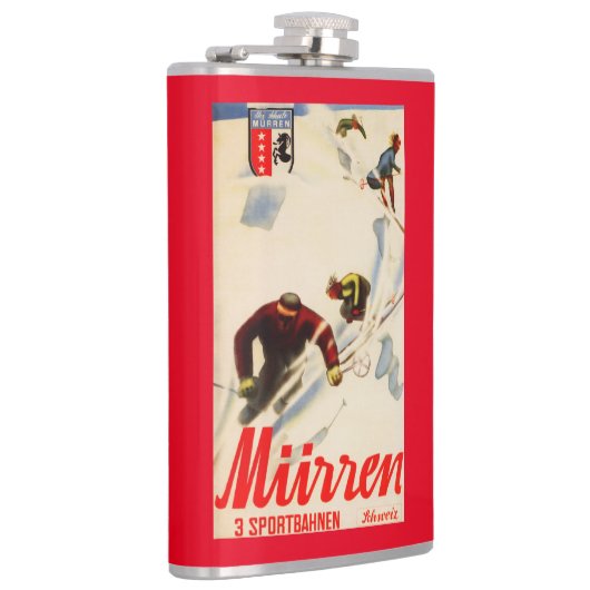 Inferno läuft förderndes Plakat Flachmann (Rechts)