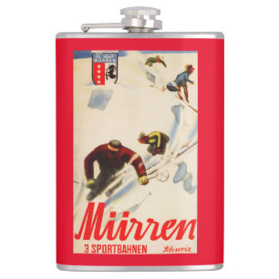 Inferno läuft förderndes Plakat Flachmann
