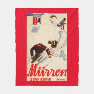 Inferno läuft förderndes Plakat Fleecedecke