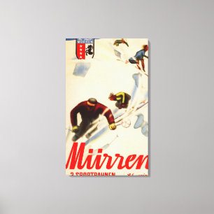 Inferno läuft förderndes Plakat Leinwanddruck