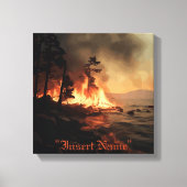 Inferno Leinwanddruck (Vorderseite)