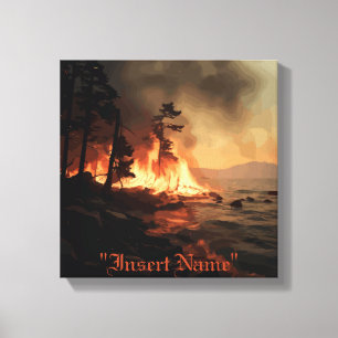 Inferno Leinwanddruck