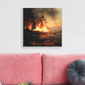 Inferno Leinwanddruck (Insitu (Wohnzimmer))