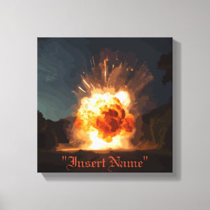 Inferno Leinwanddruck