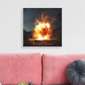 Inferno Leinwanddruck (Insitu (Wohnzimmer))