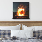 Inferno Leinwanddruck (Insitu (Schlafzimmer))