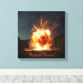 Inferno Leinwanddruck (Insitu (Holzboden))