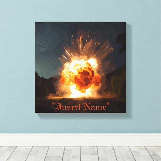 Inferno Leinwanddruck (Insitu (Holzboden))