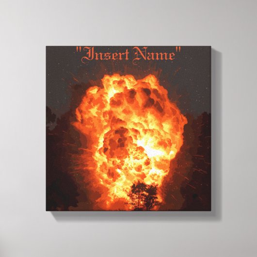 Inferno Leinwanddruck (Vorderseite)