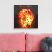 Inferno Leinwanddruck (Insitu (Wohnzimmer))
