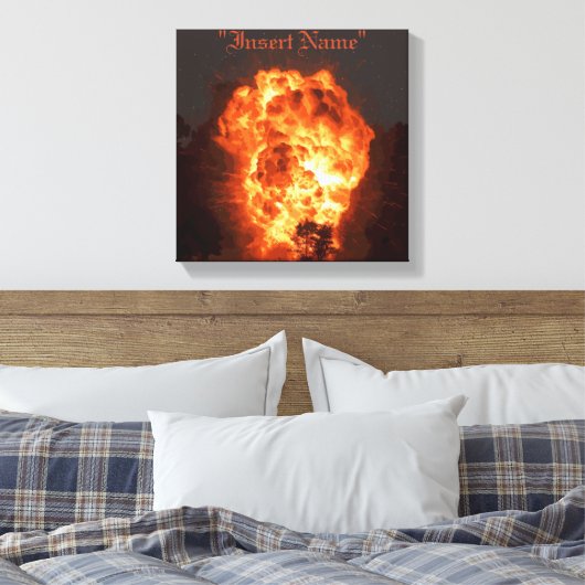 Inferno Leinwanddruck (Insitu (Schlafzimmer))