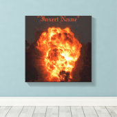 Inferno Leinwanddruck (Insitu (Holzboden))