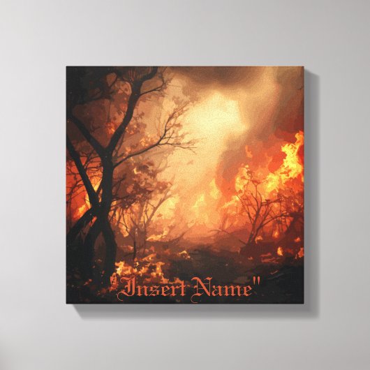 Inferno Leinwanddruck (Vorderseite)