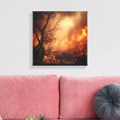 Inferno Leinwanddruck (Insitu (Wohnzimmer))