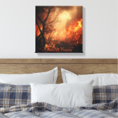 Inferno Leinwanddruck (Insitu (Schlafzimmer))