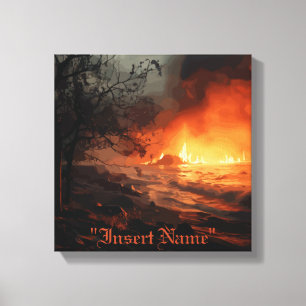 Inferno Leinwanddruck