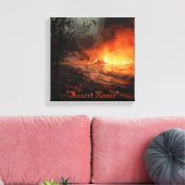 Inferno Leinwanddruck (Insitu (Wohnzimmer))