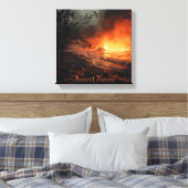 Inferno Leinwanddruck (Insitu (Schlafzimmer))