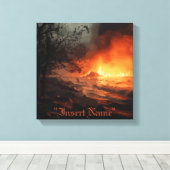 Inferno Leinwanddruck (Insitu (Holzboden))