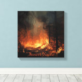 Inferno Leinwanddruck (Insitu (Holzboden))