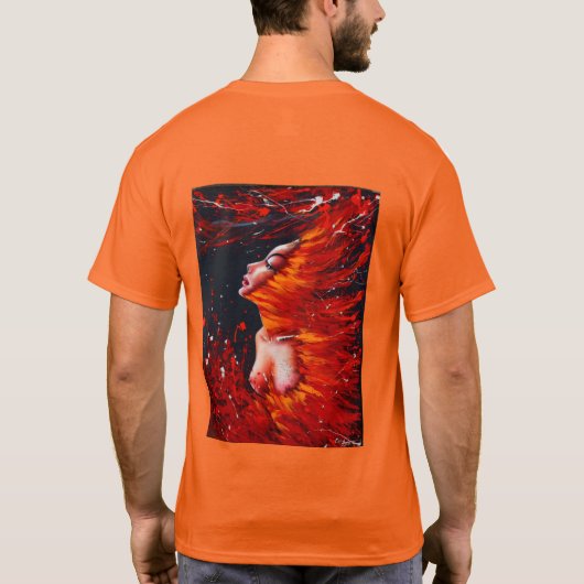 Inferno Muse" Men's T-Shirt (Rückseite)