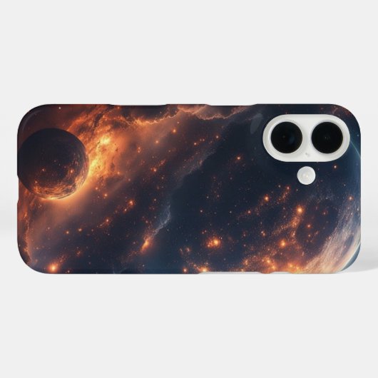 Inferno-Nebel steigt Case-Mate iPhone Hülle (Rückseite (Horizontal))