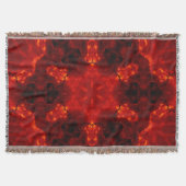 Inferno Nexus - Fiery Kaleidoskop Art Decke (Vorderseite)