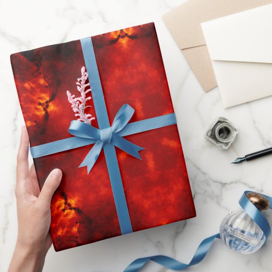 Inferno Nexus - Fiery Kaleidoskop Art Geschenkpapier (Schenken)