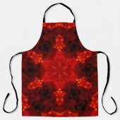 Inferno Nexus - Fiery Kaleidoskop Art Schürze (Vorderseite)