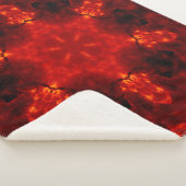 Inferno Nexus - Fiery Kaleidoskop Art Sherpadecke (3/4)