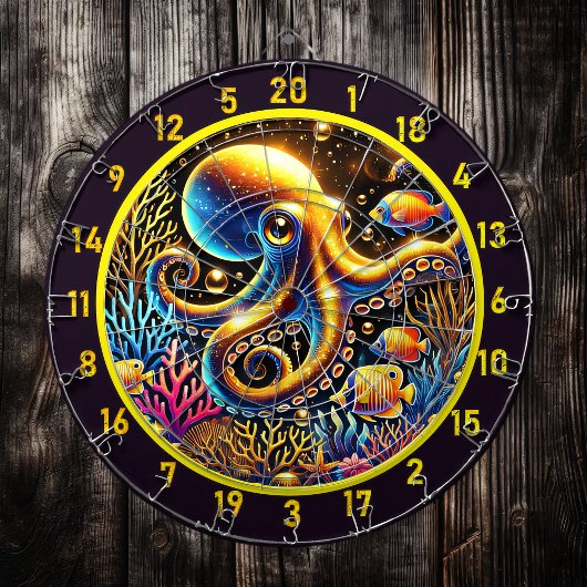 Inferno Octopus Dartboard Dartscheibe