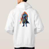 Inferno-Paladin – Flammengebundener Ritter Hoodie (Rückseite)